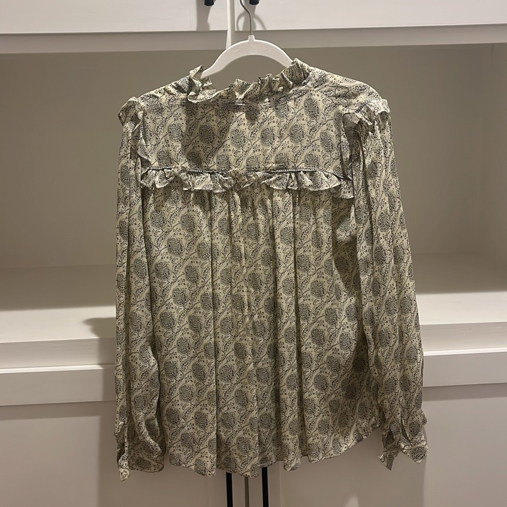 Ba&Sh Patterned Button-Down Blouse - image 2